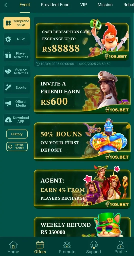 10s bet game apk